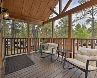 Pagosa Springs Tiny Cabin Fish, Hike, Ski and Soak! - Pagosa Springs - Balcony