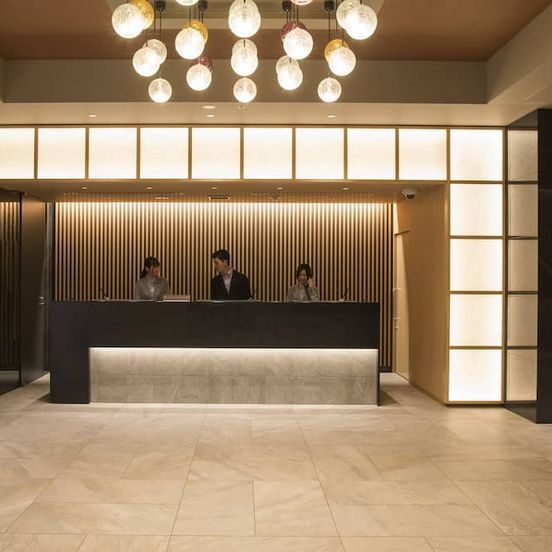 Front desk view of Tmark City Hotel Sapporo Odori