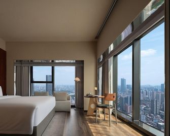 Changsha Y60-Skyline Sky River View Hotel (Wuyi Square Branch) - Changsha - Bedroom
