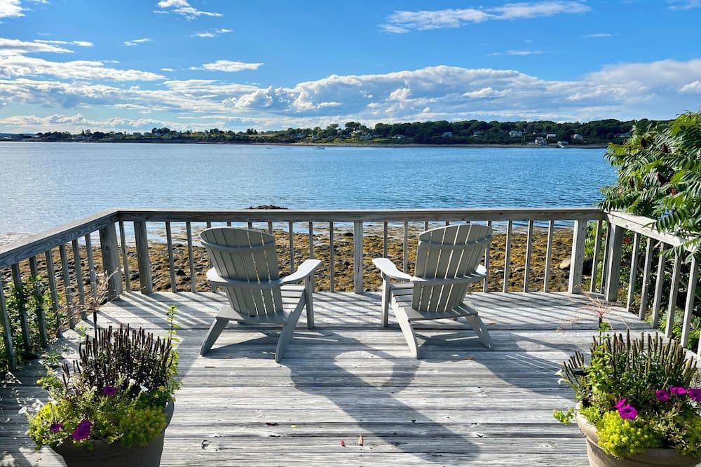 The Overlook- Enjoy stunning sunsets from this well-appointed Bailey Isl home - Bailey Island - Balcone