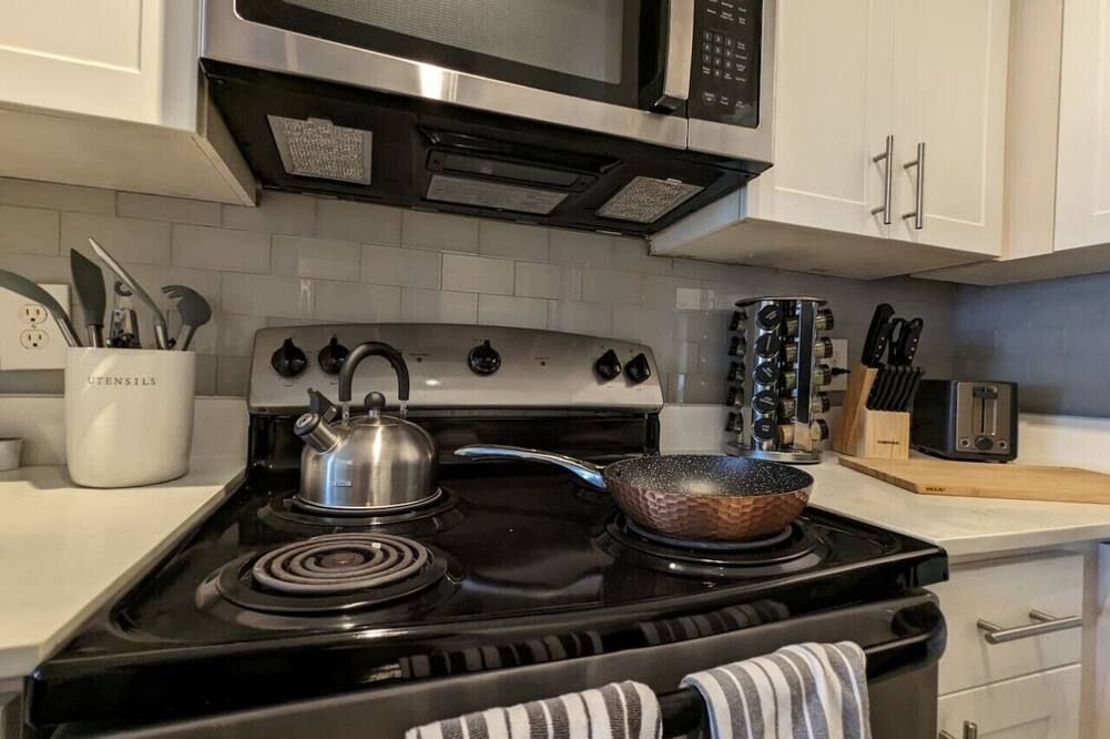 The Green Room 2 - 1bd 1ba Near Nasa Jsc - יוסטון - מטבח