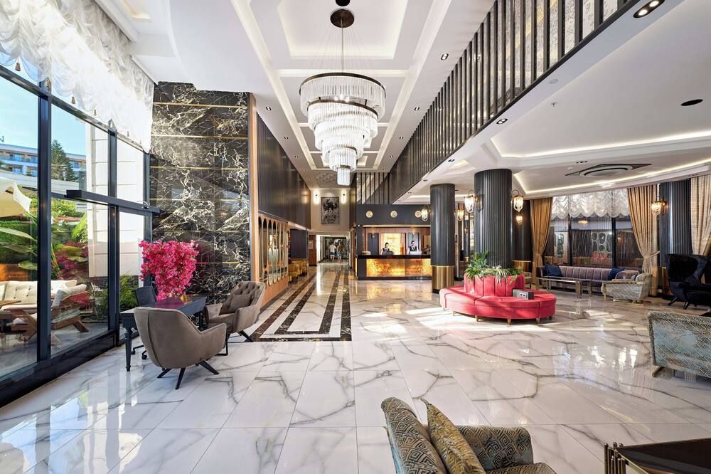 Grand Uysal Apart Hotel - אלניה - לובי