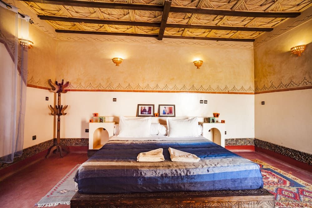 Ecolodge l Ile de Ouarzazate - Ouarzazate - Bedroom