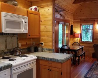 McKenzie Riverfront Cabin big screened-in porch, 1/2mi to Mckenzie River Trail - McKenzie Bridge - Kitchen