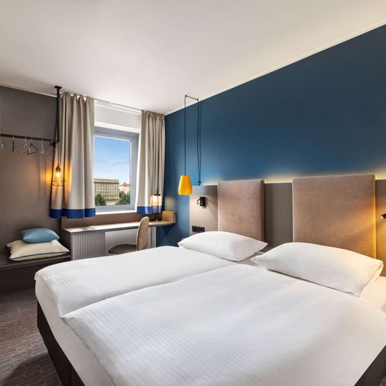 Bedroom view of Vienna House Easy Cracow