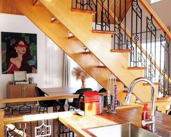 Waterfront chalet - Le Grand Heron-Bleu - Saint-Félicien - Stairs