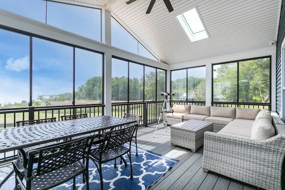 LUXE Private Waterfront Retreat with Pool, Hot Tub and Game Room for Family Fun