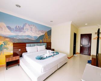Lisha Roungnakhone Hotel - Vang Vieng - Yatak Odası