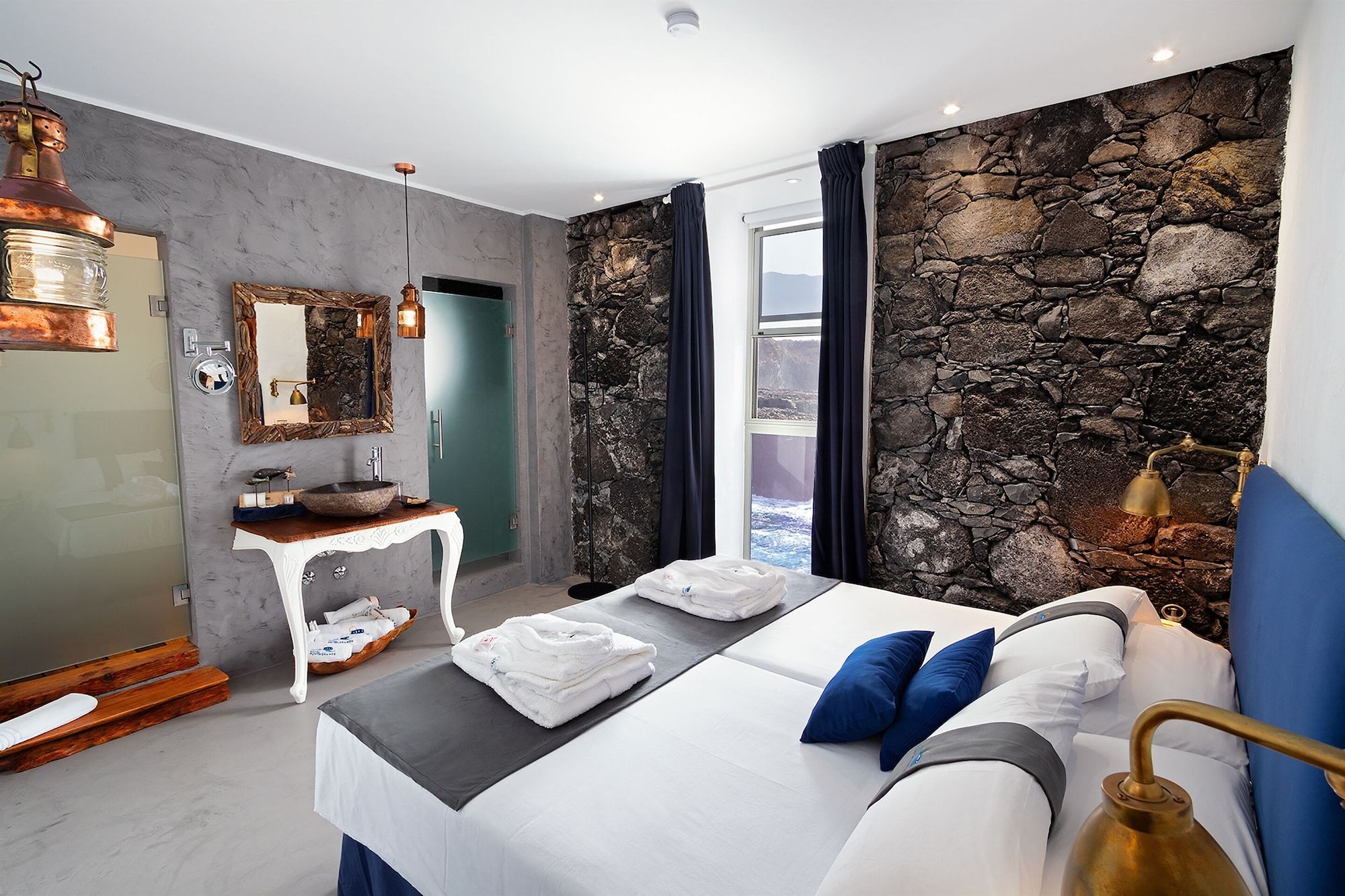 هوتل بونتاغراندي - Frontera - غرفة نوم