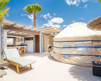 Lux Eco Chico Yurt, near Paradisal Beach, ideal for a Couple/Family, Pool, WIFI - Arrieta - Pool