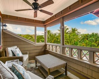 Pristine Ocean and Mountain View Home in Kukuiula - Alekona Kauai - Koloa - Balcón