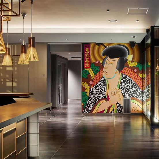 Lobby view of Sequence Kyoto Gojo