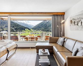 Apartment Guardaval Apt 602 by Interhome - Davos - Sala de estar