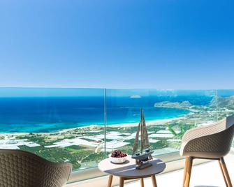 Villa Jasmine Blue Horizon, amazing sea & sunset view, very close to the beach - Kavousi - Balcony