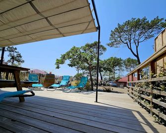 Chalet en Pleine Nature 300 Mètres des Plages - Mimizan - Patio