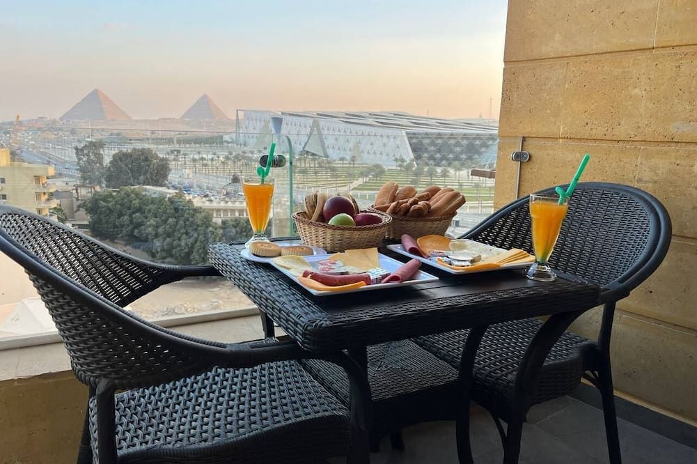 Asia Grand Museum & Pyramids view - קהיר - מרפסת