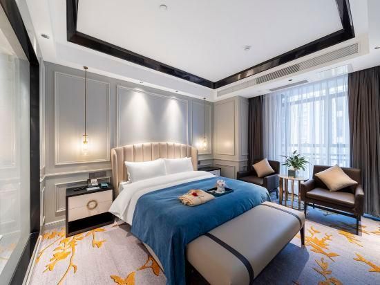 Elegant Azure Hotel - تشنغدو - غرفة نوم