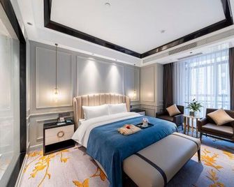 Elegant Azure Hotel - تشنغدو - غرفة نوم