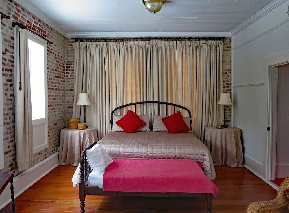 Bedroom view of Artloft Historic Loft Apartment Located In The Heart Of Downtown Beaufort