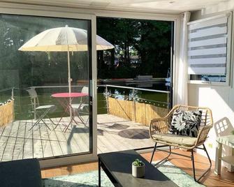 Bateau appartement sur l'Erdre au coeur de Nantes - Nantes - Balcony