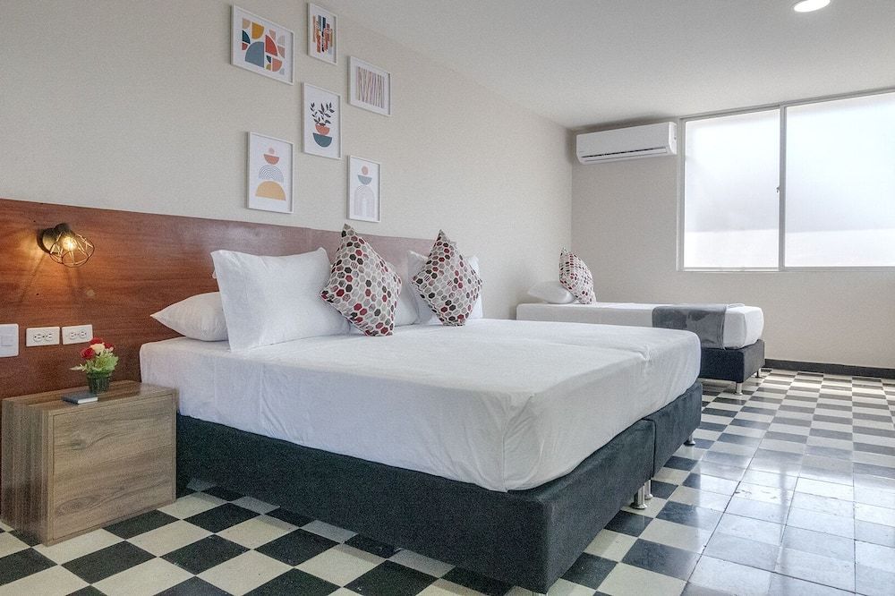 Hostel Dorado Plaza Getsemaní - קרטחנה דה אינדיאס - חדר שינה