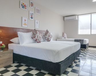 Hostel Dorado Plaza Getsemaní - קרטחנה דה אינדיאס - חדר שינה