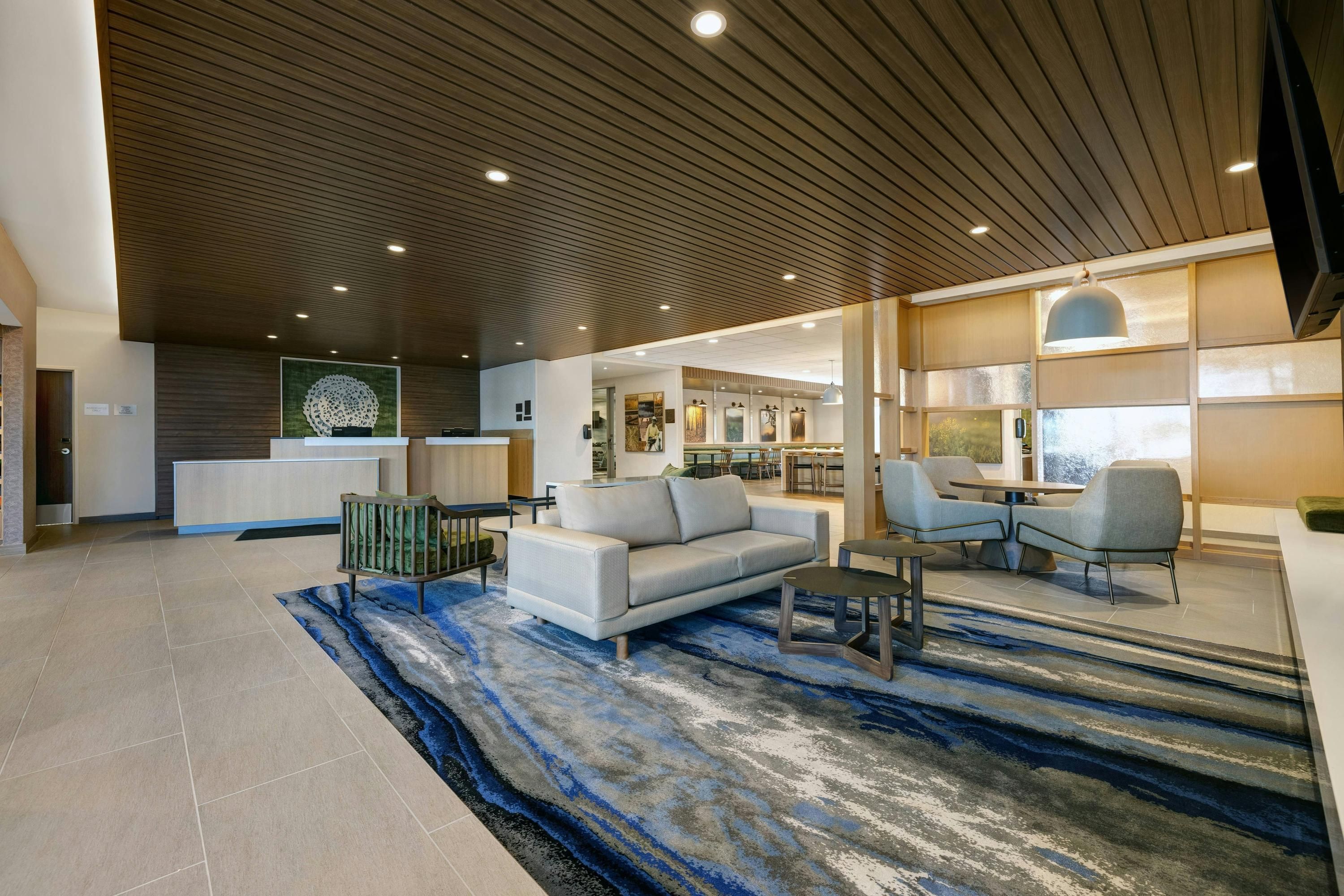 فيرفيلد إن آند سويتس باي ماريوت دنفر يربورت ات جايتواي بارك - دنفر (كولورادو) - غرفة معيشة