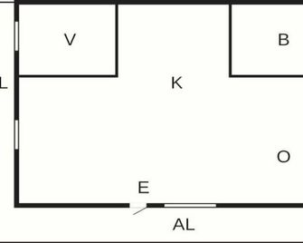 4 Person Holiday Home In Axvall - Skara - Plattegrond