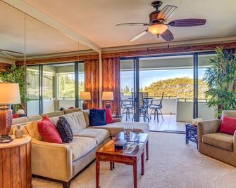 Kbm Resorts Free Car Kapalua Golf Villa Kgv-16t4 Remodeled Ocean Views - Lahaina - Living room