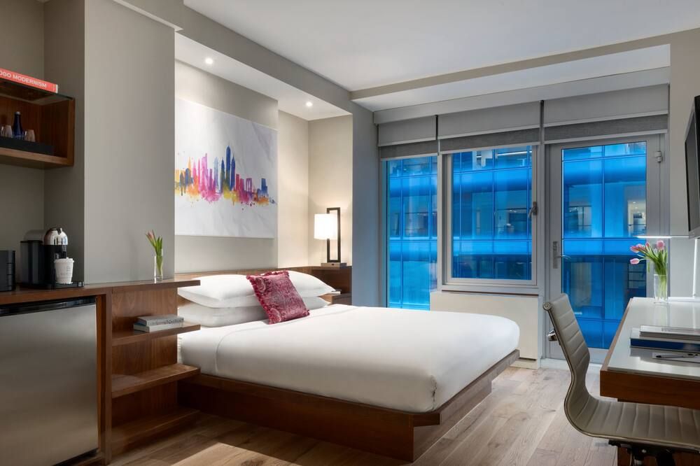 Bedroom view of The Gotham Hotel