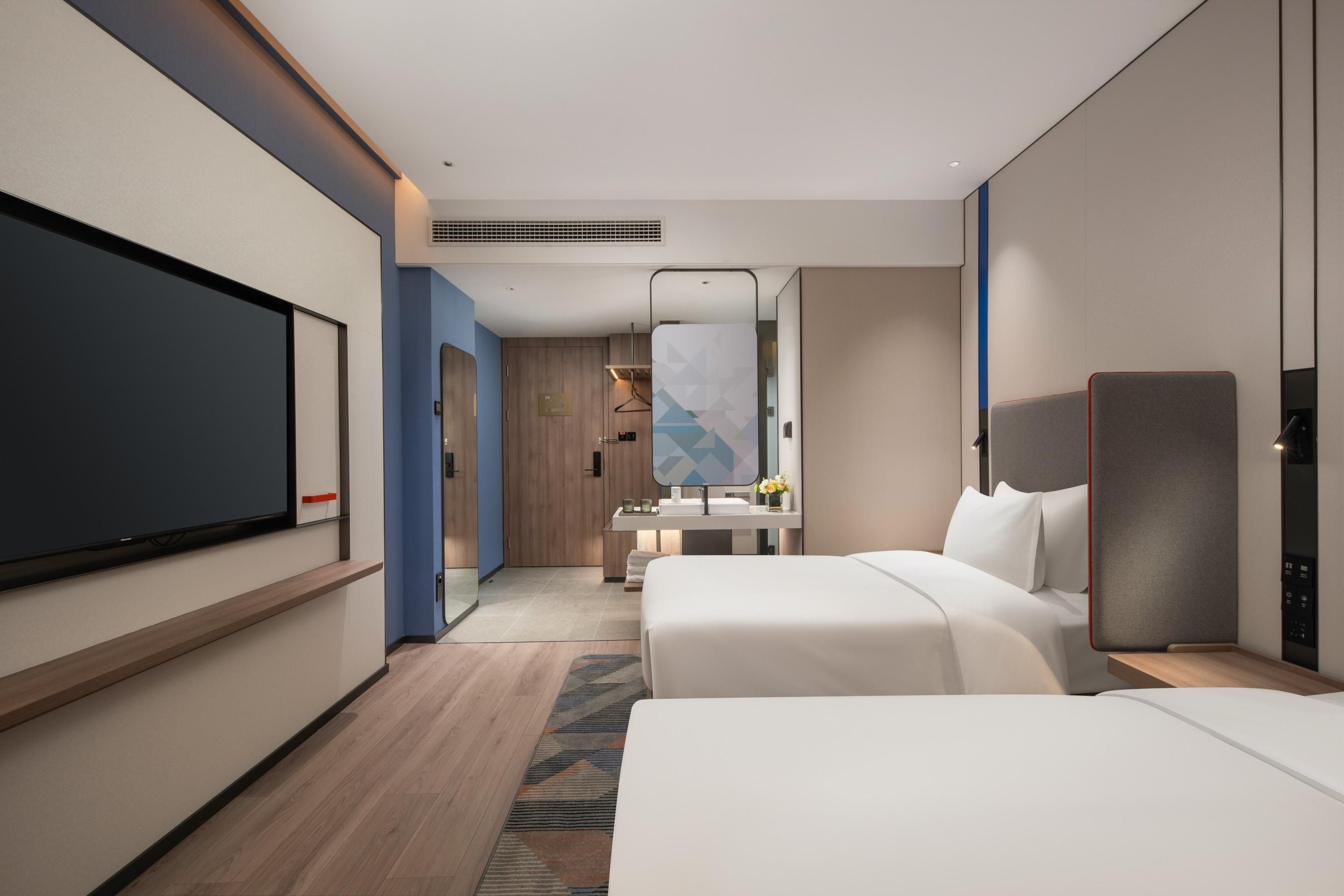 Holiday Inn Express Qingdao City Balcony By IHG - Qingdao - Habitación