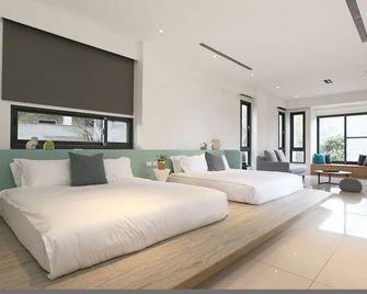 Lovely Pond Hostel - Yilan City - Bedroom