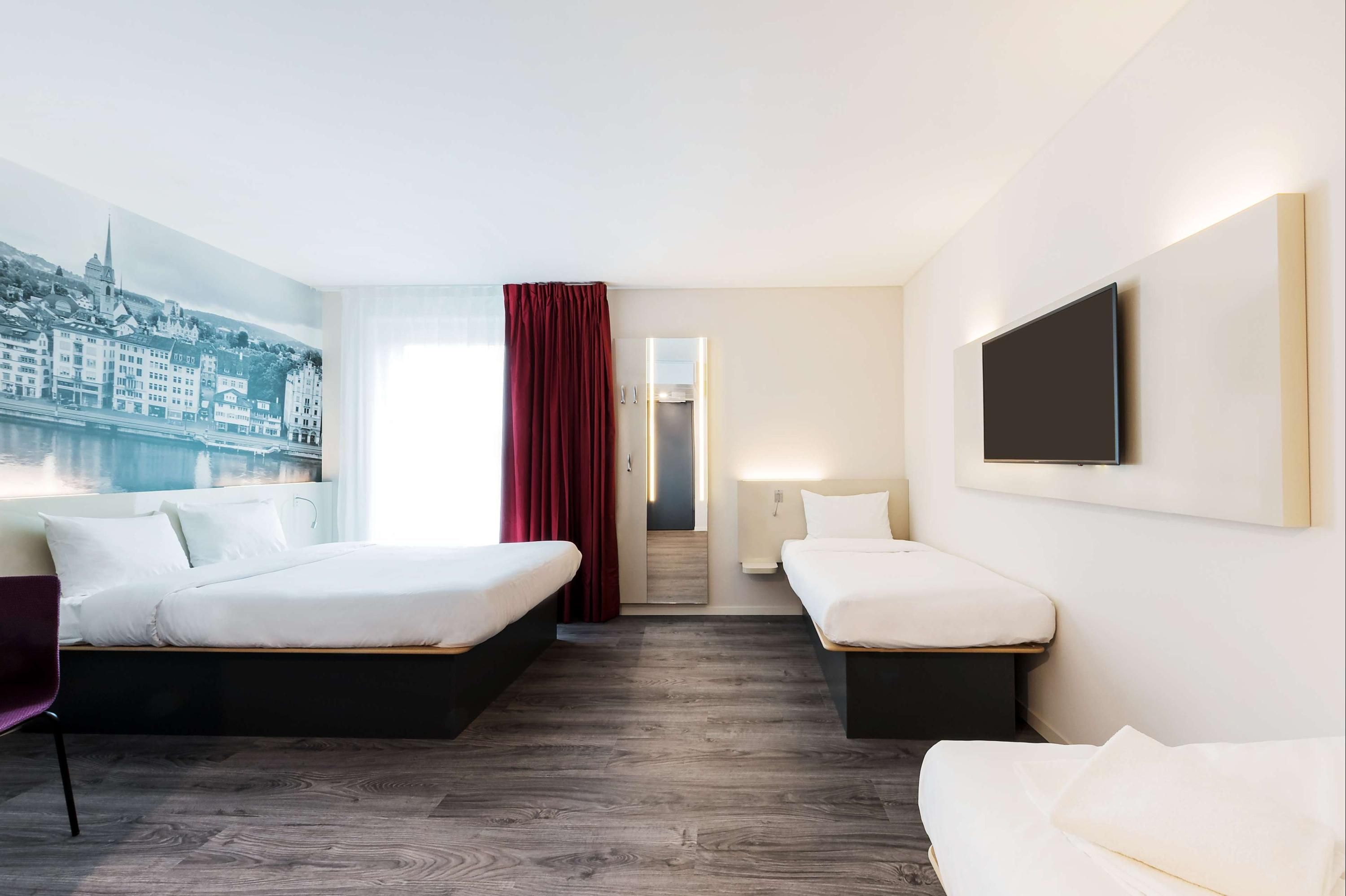 B&B HOTEL Zurich East Wallisellen - Wallisellen - Schlafzimmer