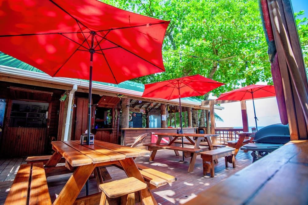 Stay & Dive with Beautiful Ocean Views, steps to the waters edge! - Sandy Bay - פטיו