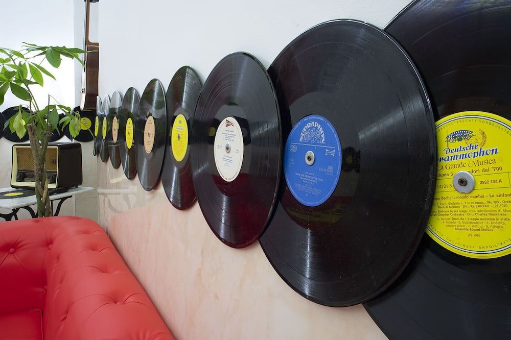 Room amenity view of Red and Blues Music Hotel Genova