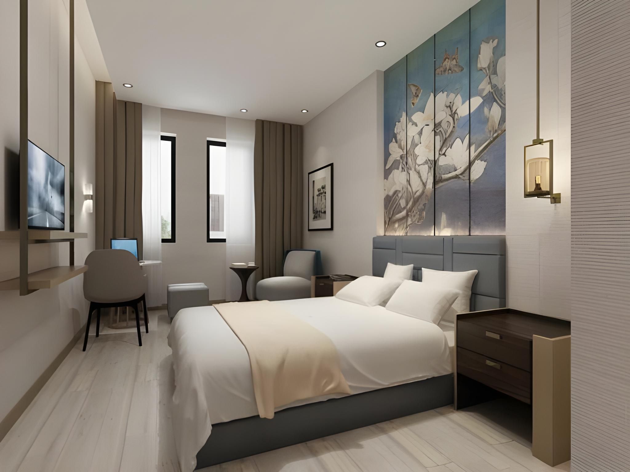Magnotel Tianjin West of Huanghe Avenue Station - تيانجين - غرفة نوم
