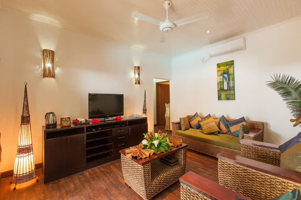 لو ريلاكس بيتش ريزورت - Grand'Anse Praslin - غرفة معيشة