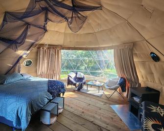 D1 StarGazer Geo Dome- 1 Queen- No pets - Drumheller - Bedroom