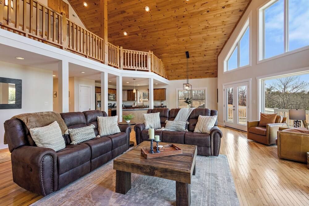House Galini - Upscale, Outdoorsy Home with Great Amenities - Morganton - Soggiorno