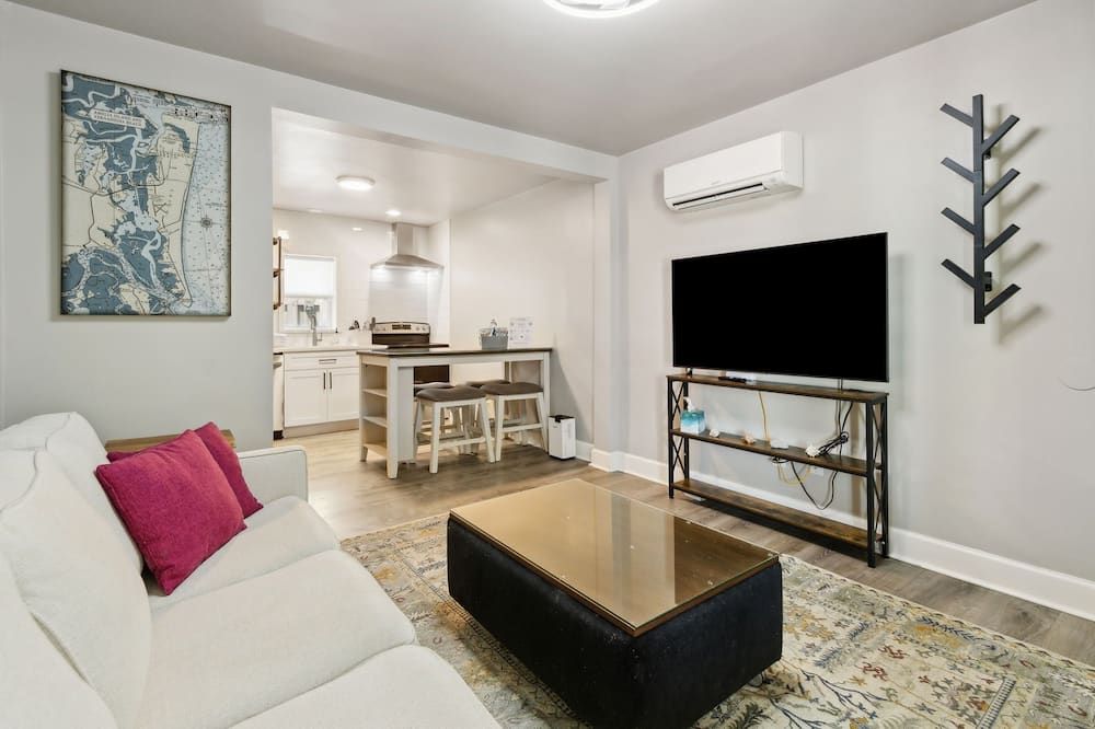 Beach 5 Villas - Immaculate 300 steps from the Ocean - 費南迪納比奇 - 客廳