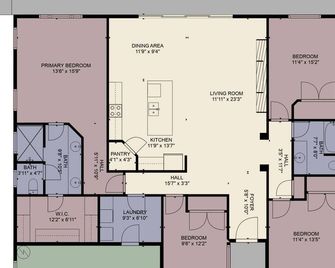 Game Room - Heated Pool & Spa - Fire Pit - Golf - Mesquite - Floorplan