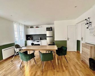 Charming T3 on the seafront - Villers-sur-Mer - Essbereich