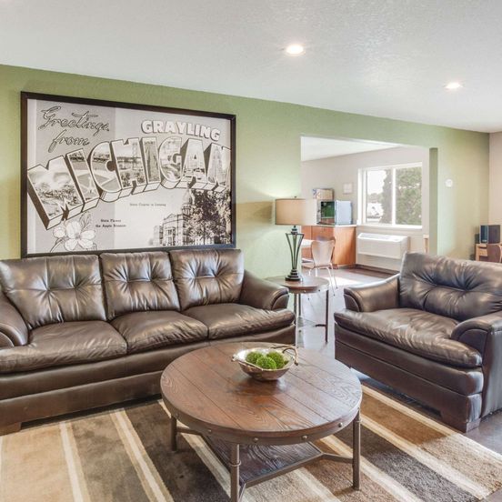 Living room view of Super 8 by Wyndham Grayling