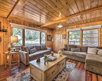 Less Than 3 Mi to Lake Pet-Friendly Big Bear Cabin - Big Bear Lake - Living room