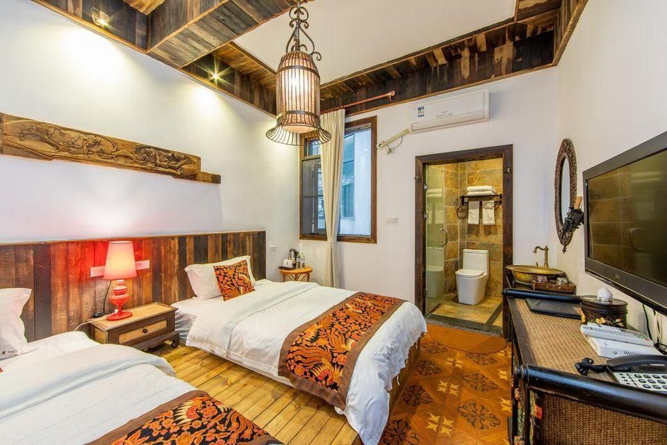 Xiao Bali Boutique Homestay (Yangshuo West Street) - גילין - חדר שינה
