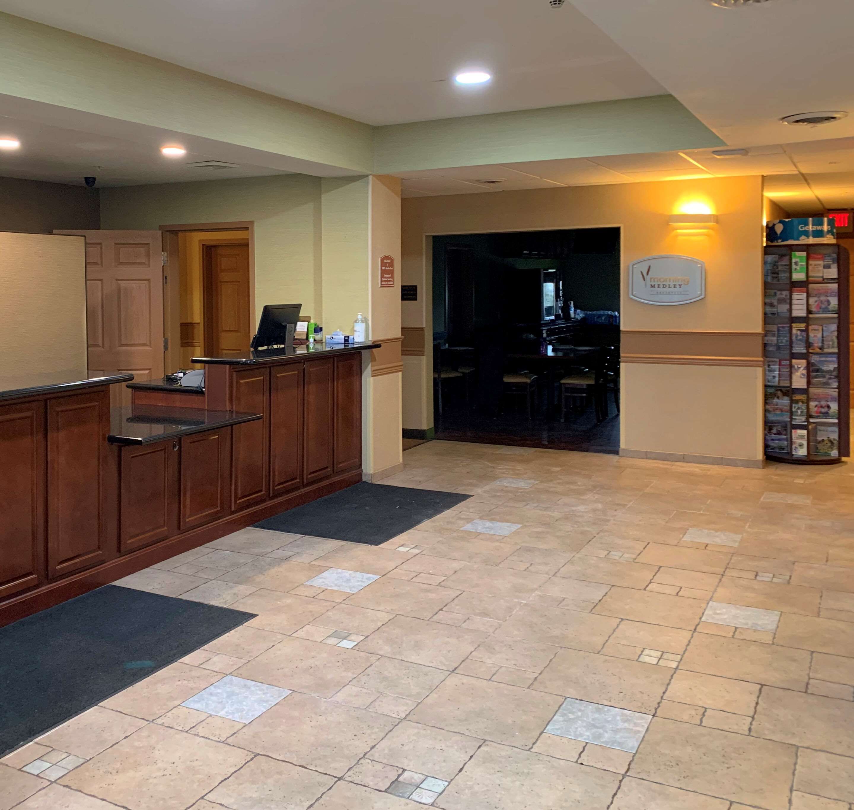 Front desk view of Sleep Inn & Suites