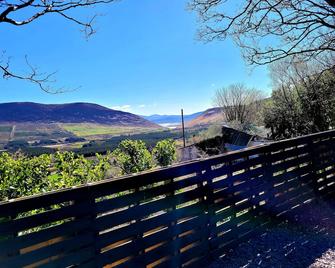Large wood cabin 5 min drive to Inch beach on the Wild Atlantic Way in Co kerry - Inch - Balcony