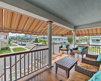 Striking Cape May Getaway, Steps From the Beach! - Cape May - Balcony