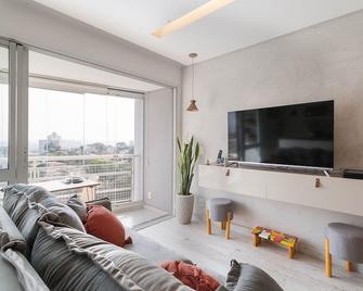 Loft Vila Madalena - Apartamentos por temporada - São Paulo - Pokój dzienny