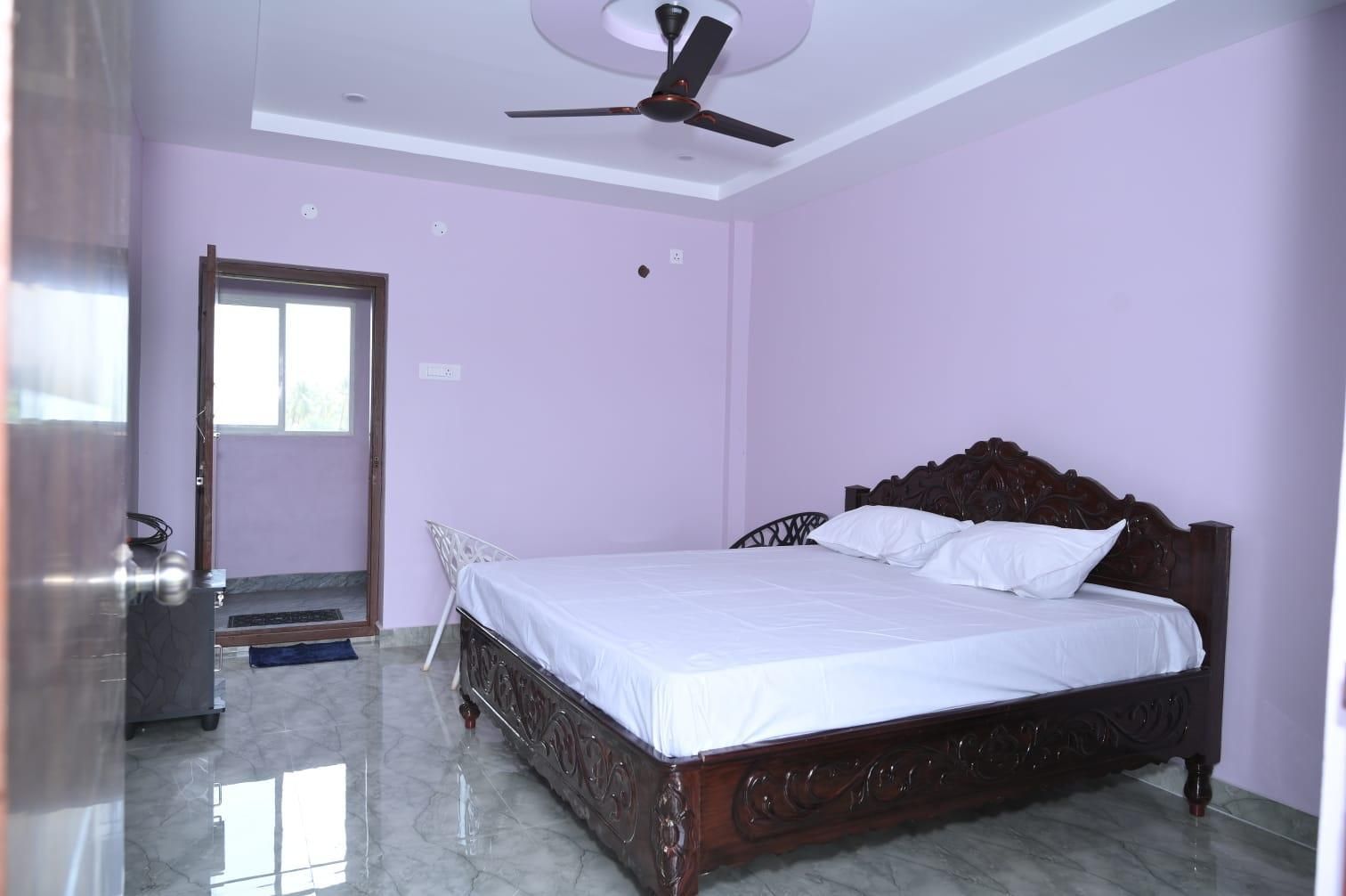Sv Function Hall A/C And Non A/C Rooms - Rājahmundry - Schlafzimmer